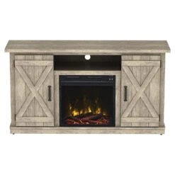 Killian Electric Fireplace TV Stand In Ashland Pine -electric fireplace Store Twin Star 18MM6127 PD25S Black Orange Glowing Logset Yellow Flame Front Tilt 1 5398fa07 557a 4f00 8545 22f338d2a352