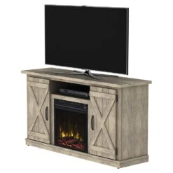 Killian Electric Fireplace TV Stand In Ashland Pine -electric fireplace Store Twin Star 18MM6127 PD25S Black Orange Glowing Logset Yellow Flame Left 1 cc726a83 1484 4126 9b35 95d0d0084eed