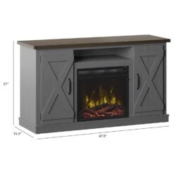 Killian Electric Fireplace TV Stand In Huron Gray 23 Killian Electric Fireplace TV Stand In Huron Gray -electric fireplace Store Twin Star 18MM6127 TPG22S Dimension in 9f1865ef 2ab5 4159 9a8d 99baf7a07ba3