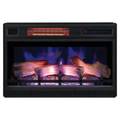 ClassicFlame 26-In 3D SpectraFire Plus Infrared Electric Fireplace Insert -electric fireplace Store Twin Star 26II042FGL Black Blue Ember Bed Glowing Logset Multi Flame Front 15857d82 8da7 44af 9dbd d2b26f0aa53d