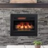 ClassicFlame 26-In 3D SpectraFire Plus Infrared Electric Fireplace Insert -electric fireplace Store Twin Star 26II042FGL Black Orange Ember Glowing Logset Multi Flame Closecrop