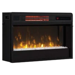 ClassicFlame 26-In 3D SpectraFire Plus Infrared Fireplace Insert W/ Glass