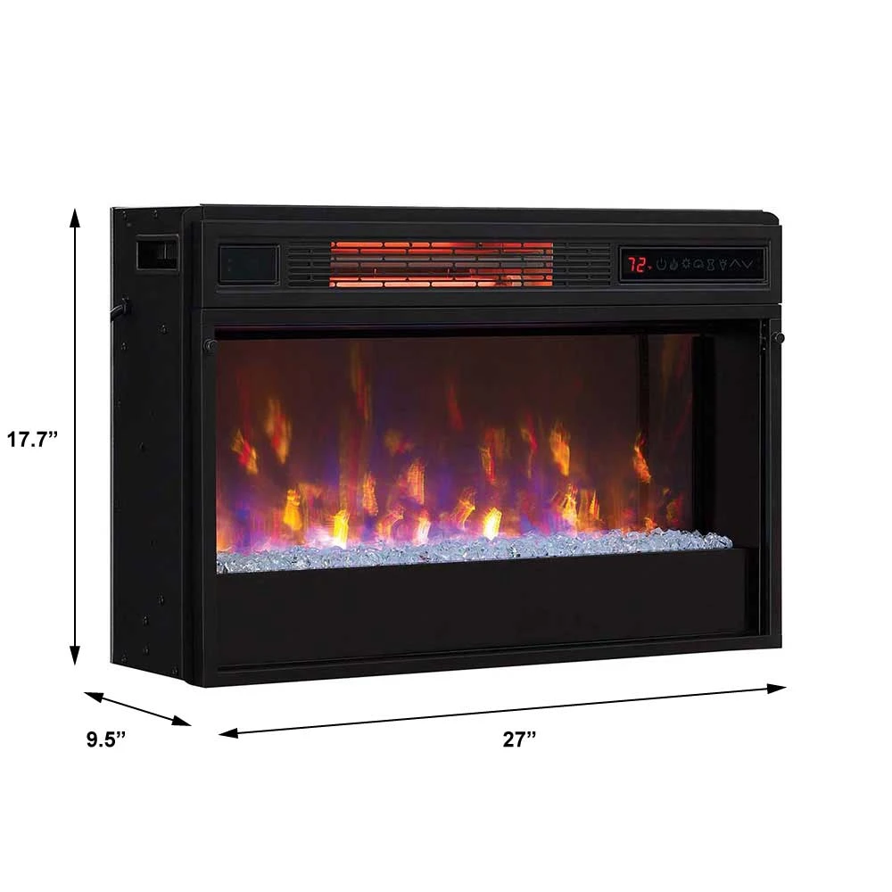 ClassicFlame 26-In 3D SpectraFire Plus Contemporary Insert With Trim 12 ClassicFlame 26-In 3D SpectraFire Plus Contemporary Insert With Trim - Image 12