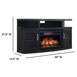 Cantilever Infrared Electric Fireplace TV Stand In Embossed Oak -electric fireplace Store Twin Star 26MM5508 NB04 26II042FGL Dimension c6162314 3ceb 49c9 b58b d379f286fb55