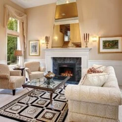 ClassicFlame 28-In 3D SpectraFire Plus Infrared Electric Insert & Trim Kit -electric fireplace Store Twin Star 28II042FGL BBKIT 28 Black 3D Infraded Ember Bed Glowing Logset Multi Flame Environment aef39ef1 4e1d 4eb9 b8b7 b1538bfa54d3