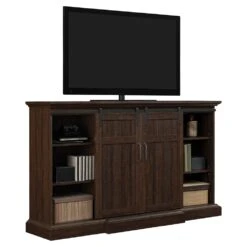 Manning Infrared Electric Fireplace Entertainment Center In Espresso -electric fireplace Store Twin Star 28MM9954 PD01 28II042FGL Detailed Firebox Close View