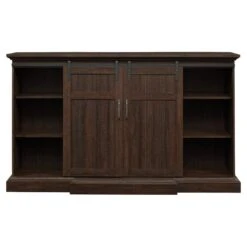 Manning Infrared Electric Fireplace Entertainment Center In Espresso -electric fireplace Store Twin Star 28MM9954 PD01 28II042FGL Detailed Firebox Front