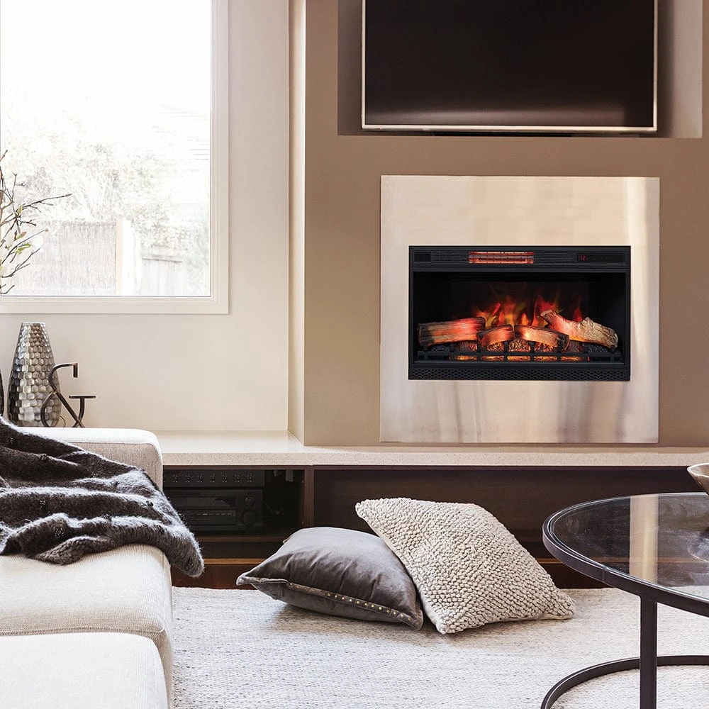 ClassicFlame 32-In 3D Spectrafire Plus Infrared Electric Fireplace Insert 2 ClassicFlame 32-In 3D Spectrafire Plus Infrared Electric Fireplace Insert - Image 2