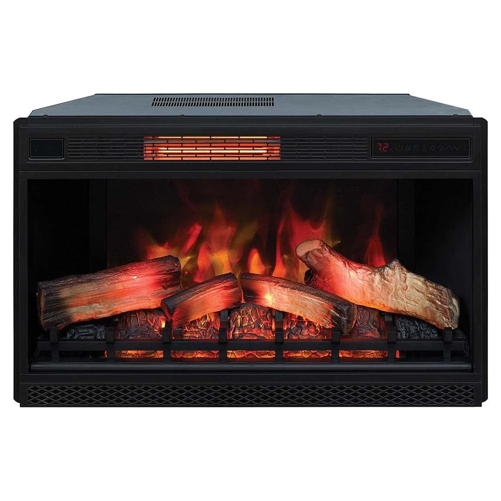 ClassicFlame 32-In 3D Spectrafire Plus Infrared Electric Fireplace Insert 4 ClassicFlame 32-In 3D Spectrafire Plus Infrared Electric Fireplace Insert - Image 4