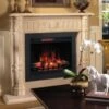 ClassicFlame 33-In 3D SpectraFire Plus Infrared Electric Insert & Trim Kit 31 ClassicFlame 33-In 3D SpectraFire Plus Infrared Electric Insert & Trim Kit -electric fireplace Store Twin Star 33II042FGL BBKIT 33 Black 3D Infraded Ember Bed Glowing Logset Multi Flame Closeup