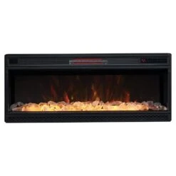 Gifford Electric Fireplace TV Stand In Prairie Brown -electric fireplace Store Twin Star 42II042FGT Black Clear Crystal Multi Flame Front 0648c1bf a939 476f b597 714bbf907339