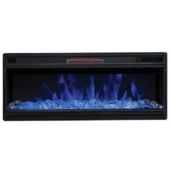 Berkeley 76-In Infrared Electric Fireplace TV Stand In Spanish Gray -electric fireplace Store Twin Star 42MM6018 I614 and 42II042FGT Black Clear Crystal Media Blue Flame b7010694 e812 49dd 9f42 0a979f7b4803