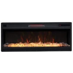 Berkeley 76-In Infrared Electric Fireplace TV Stand In Spanish Gray -electric fireplace Store Twin Star 42MM6018 I614 and 42II042FGT Black Clear Crystal Media Multi Flame 40239491 d599 4e99 ac16 fcfb11a3626e