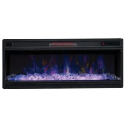 Berkeley 76-In Infrared Electric Fireplace TV Stand In Spanish Gray -electric fireplace Store Twin Star 42MM6018 I614 and 42II042FGT Black Purple Crystal Media Multi Flame 59eda72c a0e8 44c0 b31e f9ccb24bf67e