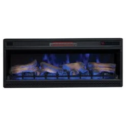 Heathrow 76-in Electric Fireplace Entertainment Center In Tifton Oak -electric fireplace Store Twin Star 42MMS6342 O131 42II042FGT Black 3D Infraded Logset Blue Flame Front f13da64a e248 4f2a 887d 08757ad1b5b3