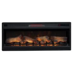 Heathrow 76-in Electric Fireplace Entertainment Center In Tifton Oak -electric fireplace Store Twin Star 42MMS6342 O131 42II042FGT Black 3D Infraded Logset Multi Flame Front 1 f5715e8c 4705 4ce5 97f0 3f1b3db33213