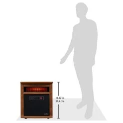 Duraflame Dixie Oak Infrared Heater -electric fireplace Store Twin Star 9HM8101 O142D Dimension in cm