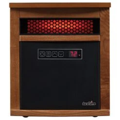 Duraflame Dixie Oak Infrared Heater -electric fireplace Store Twin Star 9HM8101 O142D Oak Portable Heater Feature Front