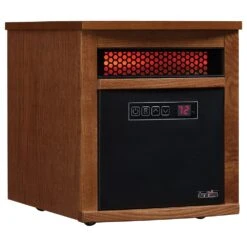 Duraflame Dixie Oak Infrared Heater -electric fireplace Store Twin Star 9HM8101 O142D Oak Portable Heater Feature Right Tilt