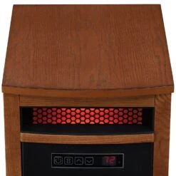 Duraflame Dixie Oak Infrared Heater -electric fireplace Store Twin Star 9HM8101 O142D Oak Portable Heater Feature Top Front