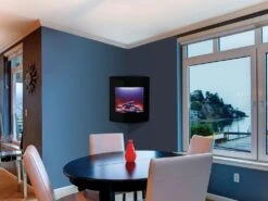 Amantii Zero Clearance Series 24-In Wall, Corner, Or Built In Electric Fireplace - WM-BI-2428-VLR -electric fireplace Store WM BI 2428 VLR BG CURVED 1000