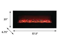 Amantii WM-FM Series 48-In Built-In Or Wall Mount Electric Fireplace - WM-FM-48-5823 -electric fireplace Store WM FM 48 5823 LA