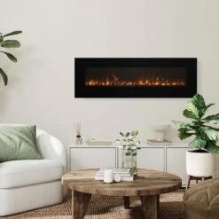 Amantii WM-FM Series 60-In Built-in Or Wall Mount Electric Fireplace - WM-FM-60-7023