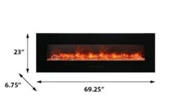 Amantii WM-FM Series 60-In Built-in Or Wall Mount Electric Fireplace - WM-FM-60-7023 -electric fireplace Store WM FM 60 7023 LA 64302a9f eb9e 4d70 90a9 e332de3bee89