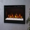 Dimplex Nova 26-In Multi-Fire XHD Contemporary Electric Fireplace Insert -electric fireplace Store XHD26G Close Cropped Installed