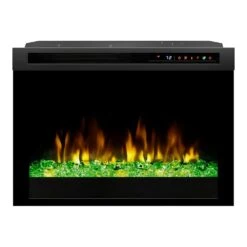 Dimplex Nova 26-In Multi-Fire XHD Contemporary Electric Fireplace Insert 15 Dimplex Nova 26-In Multi-Fire XHD Contemporary Electric Fireplace Insert -electric fireplace Store XHD26G Embers Green Straight Silo