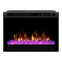 Dimplex Nova 26-In Multi-Fire XHD Contemporary Electric Fireplace Insert 16 Dimplex Nova 26-In Multi-Fire XHD Contemporary Electric Fireplace Insert -electric fireplace Store XHD26G Embers Purple Straight Silo