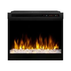 Dimplex Nova 28-In Multi-Fire XHD Contemporary Electric Fireplace Insert -electric fireplace Store XHD28G Embers White Straight Silo