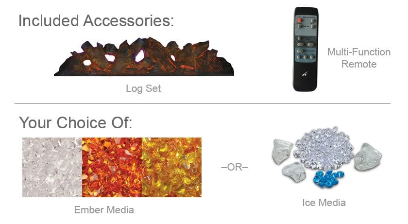 Amantii Zero Clearance Series Square 31-In Built-In Electric Fireplace - ZECL-31-3228-STL-SQR 7 Amantii Zero Clearance Series Square 31-In Built-In Electric Fireplace - ZECL-31-3228-STL-SQR - Image 7