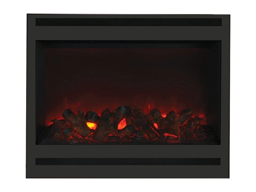 Amantii Zero Clearance Series Square 31-In Built-In Electric Fireplace - ZECL-31-3228-STL-SQR 2 Amantii Zero Clearance Series Square 31-In Built-In Electric Fireplace - ZECL-31-3228-STL-SQR - Image 2