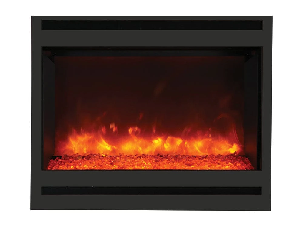 Amantii Zero Clearance Series Square 31-In Built-In Electric Fireplace - ZECL-31-3228-STL-SQR 3 Amantii Zero Clearance Series Square 31-In Built-In Electric Fireplace - ZECL-31-3228-STL-SQR - Image 3