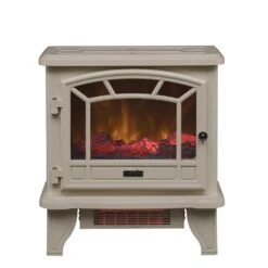 Duraflame 550 Cream Infrared Freestanding Electric Fireplace Stove With Remote Control -electric fireplace Store media 0e48c4a2 e70e 432e 959f ce9ffa5566bb