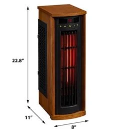 Duraflame Infrared 1,000 Sq. Ft. Tower Power Heater In Oak -5HM8000-O142D -electric fireplace Store media 9112942d 146b 4fcc ab8e b8622ed72b80